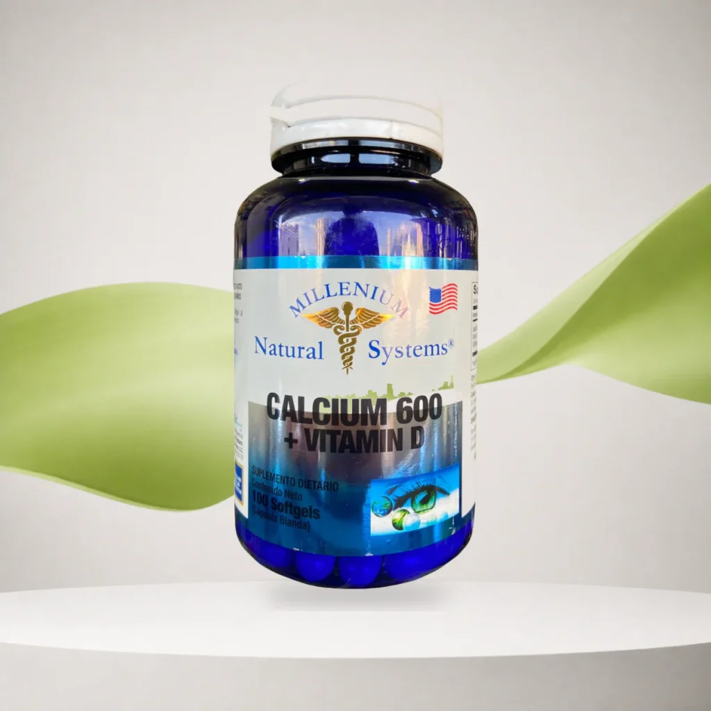 Calcio 600mg + Vitamina D X 100 Softgels Natural Systems