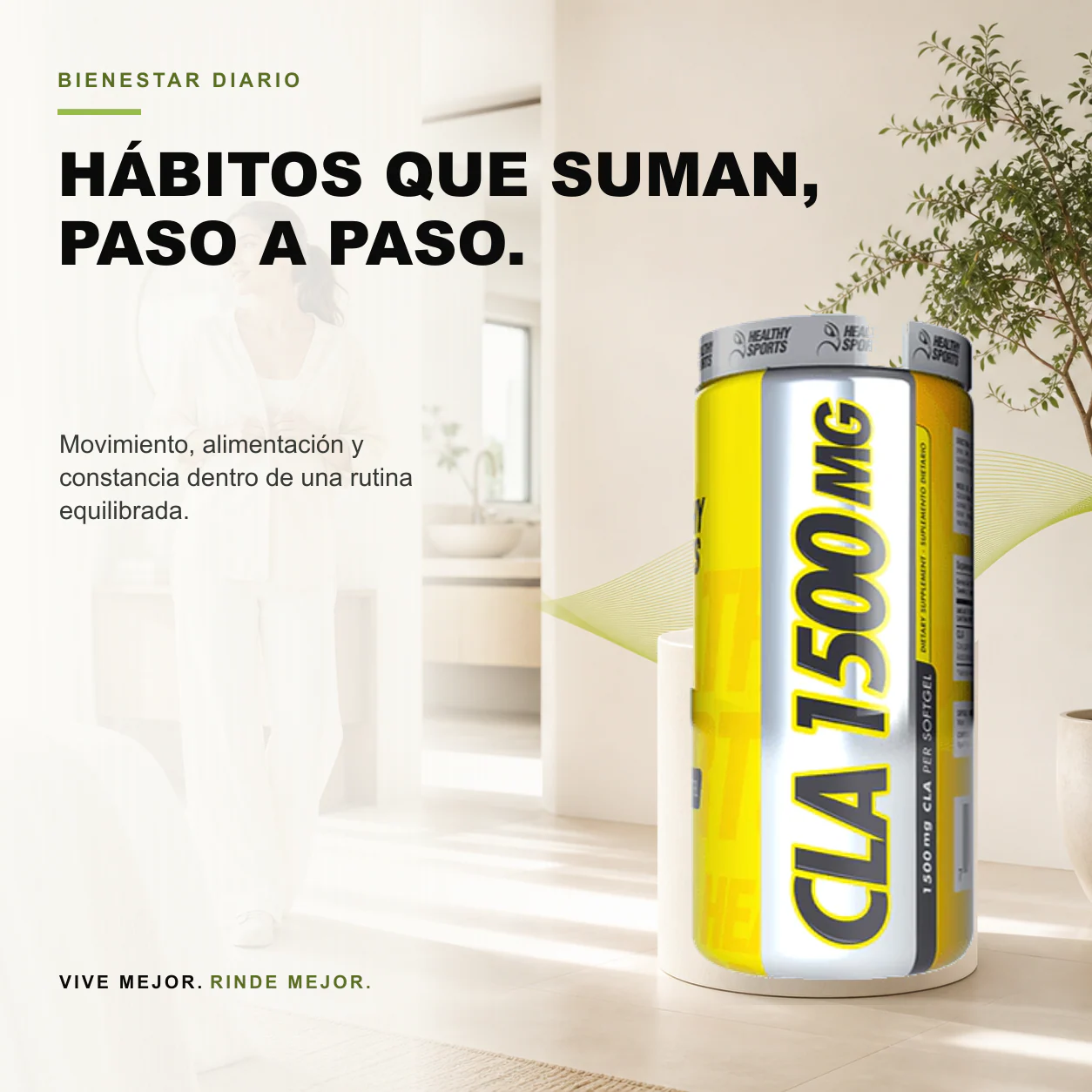 Cla 1500mg X 90 Softgels Healthy Sports - Image 3