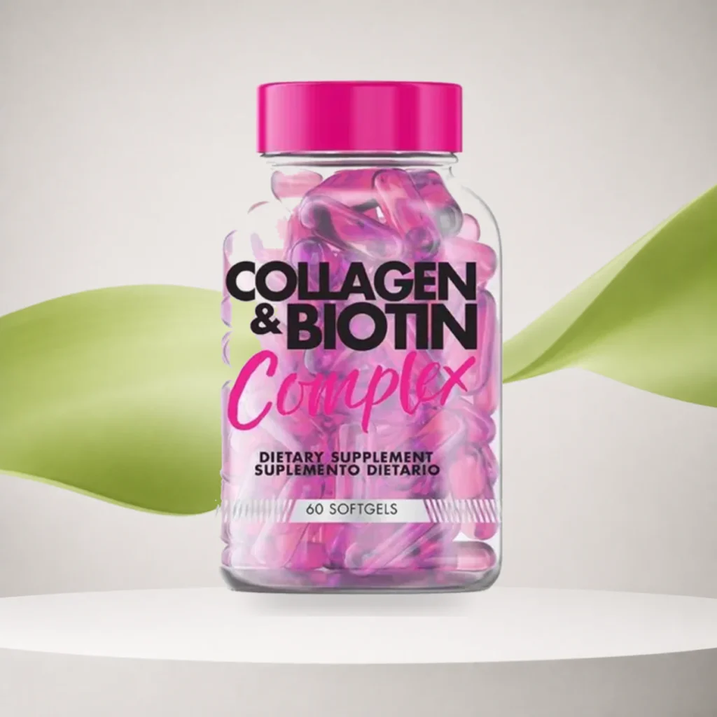 Colageno + Biotina Complex 60 Softgels Healthy America