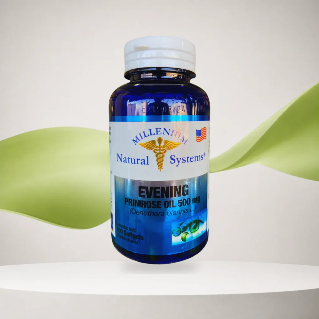 Evening Primrose Oil 500mg Aceite Onagra 100 Cáps