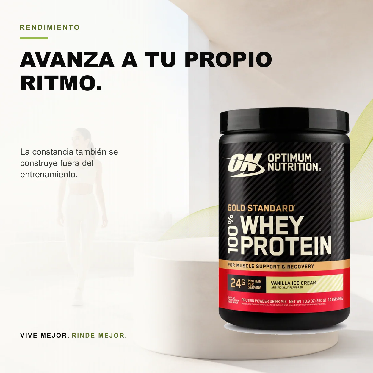 Gold Standard 100% Whey 310gr - Optimun Nutrition - Image 3