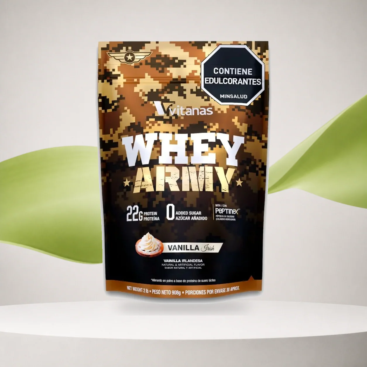 Whey Army Proteina 2 libras - Vitanas