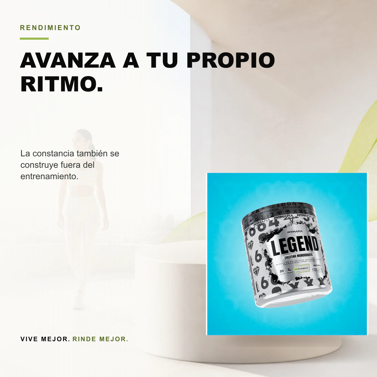 LEGEND Creatina Monohidrato CREAPURE Natural - 30 Serv - Image 3