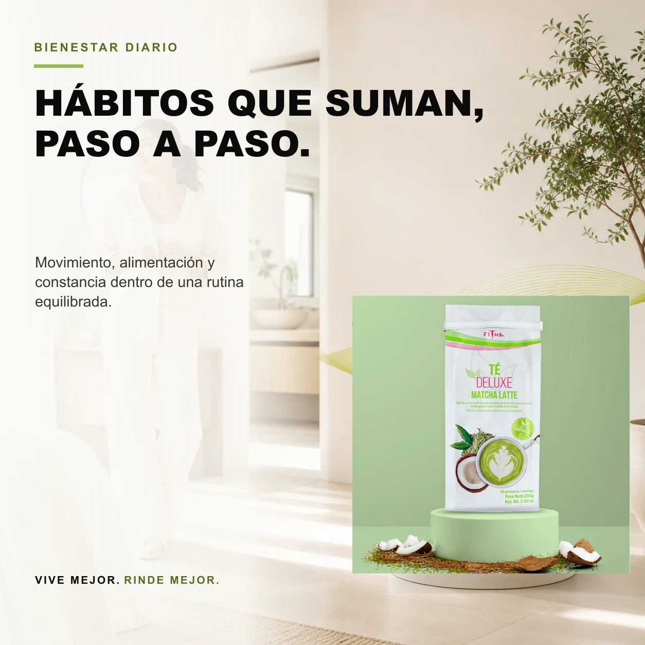 Te Deluxe Matcha Latte - Fitme - Image 3