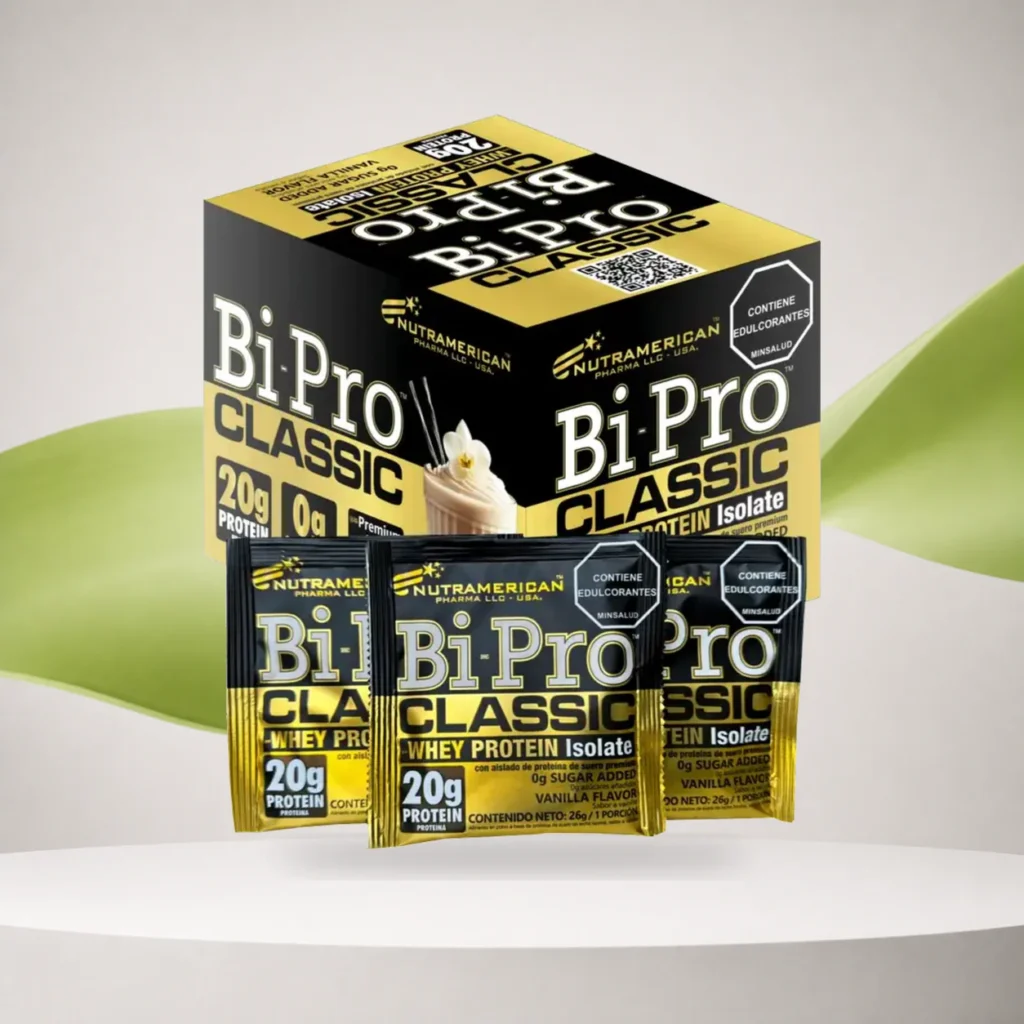 Bipro Classic 18 Sachets - Vainilla Proteina limpia