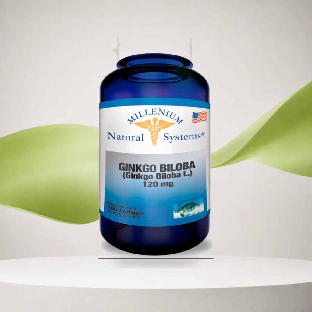 Ginkgo Biloba 120mg 100 Softgels Natural Systems
