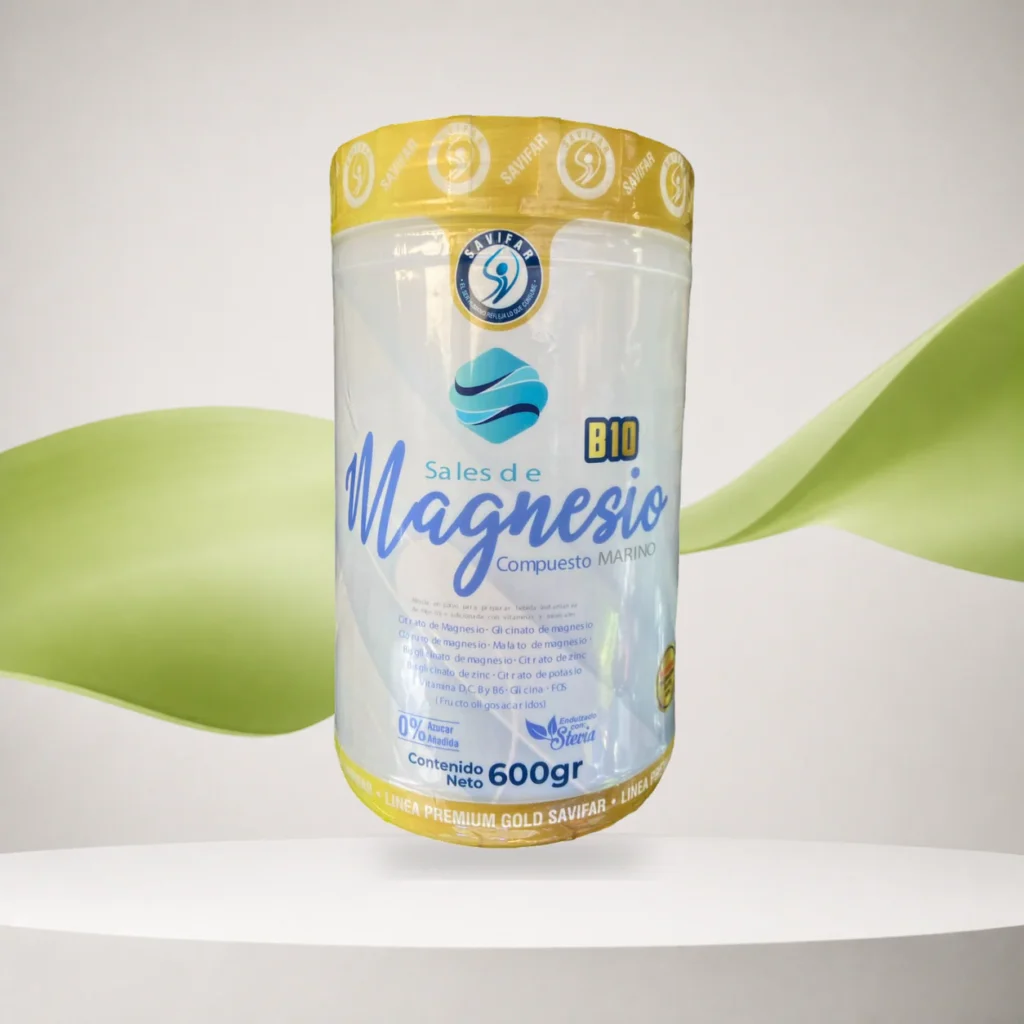 Sales de Magnesio Compuesto Marino 600gr Savifar