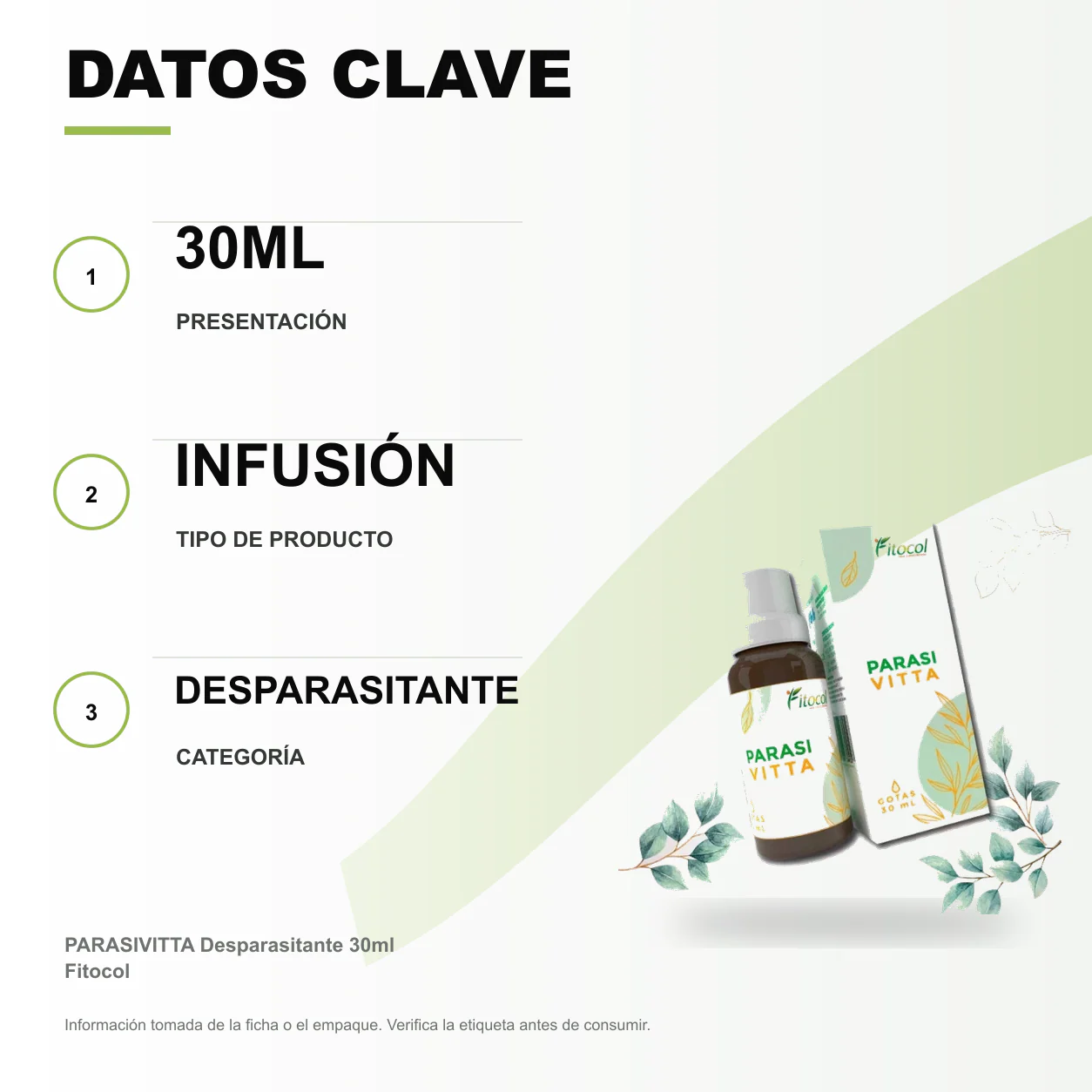 PARASIVITTA Desparasitante 30ml Fitocol - Image 2