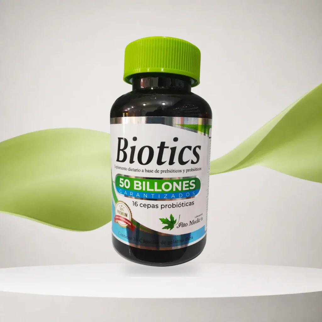 Biotics Probióticos y Prebióticos 50 billones x30 Caps Fito Medic`s