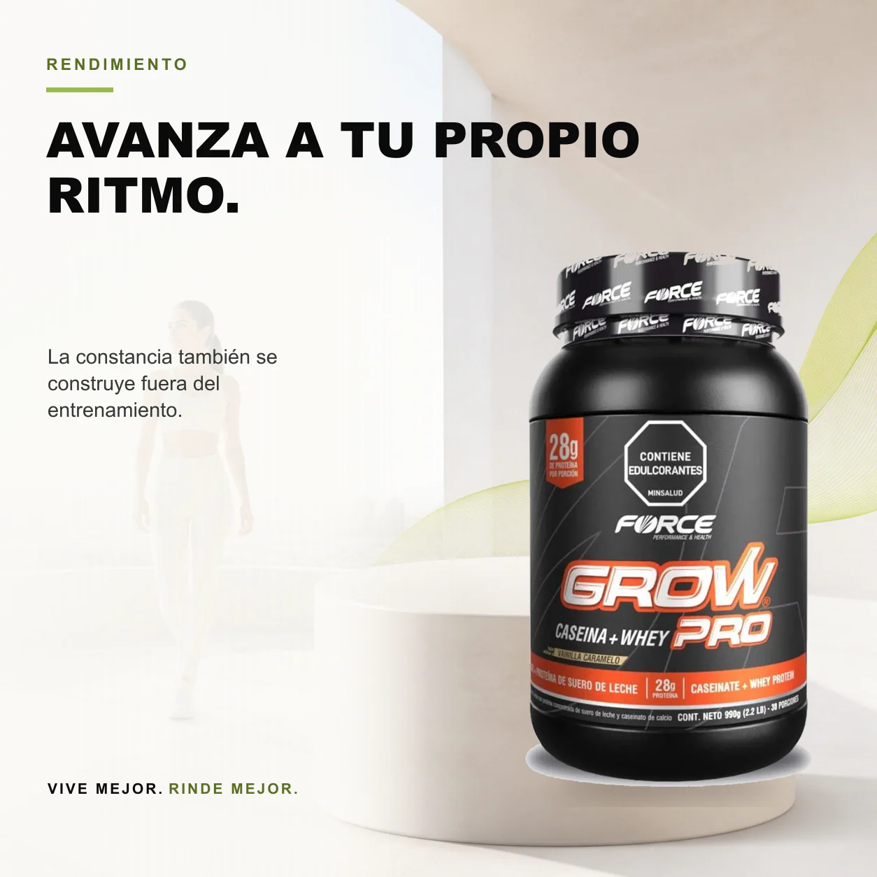 Grow Pro 2 Libras Proteina Limpia - Force - Image 3