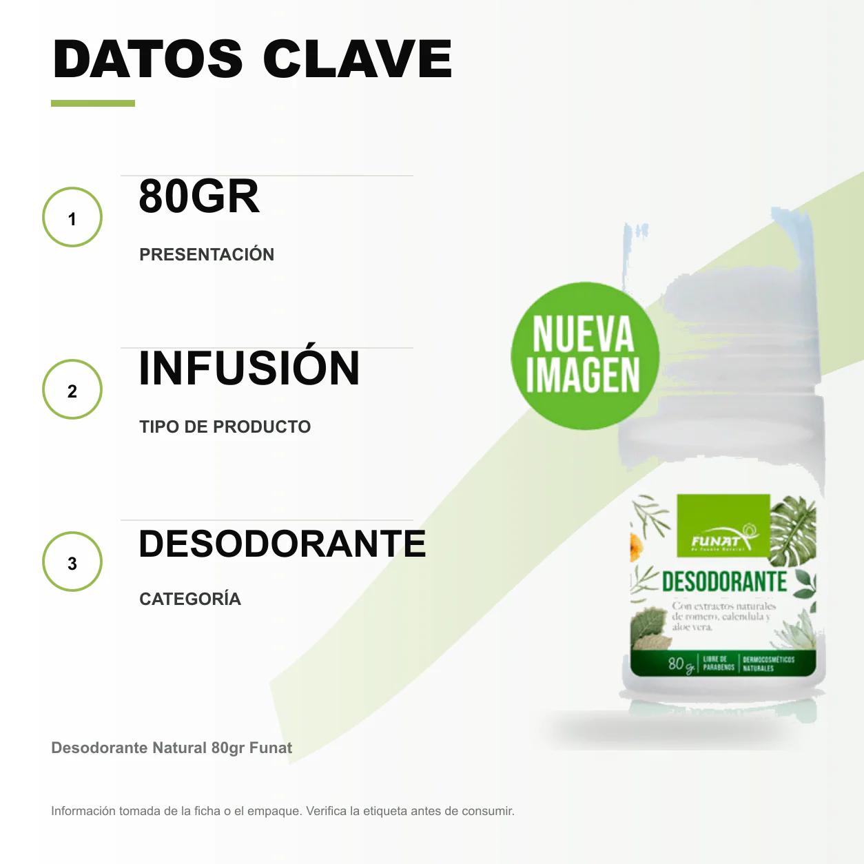 Desodorante Natural 80gr Funat - Image 2