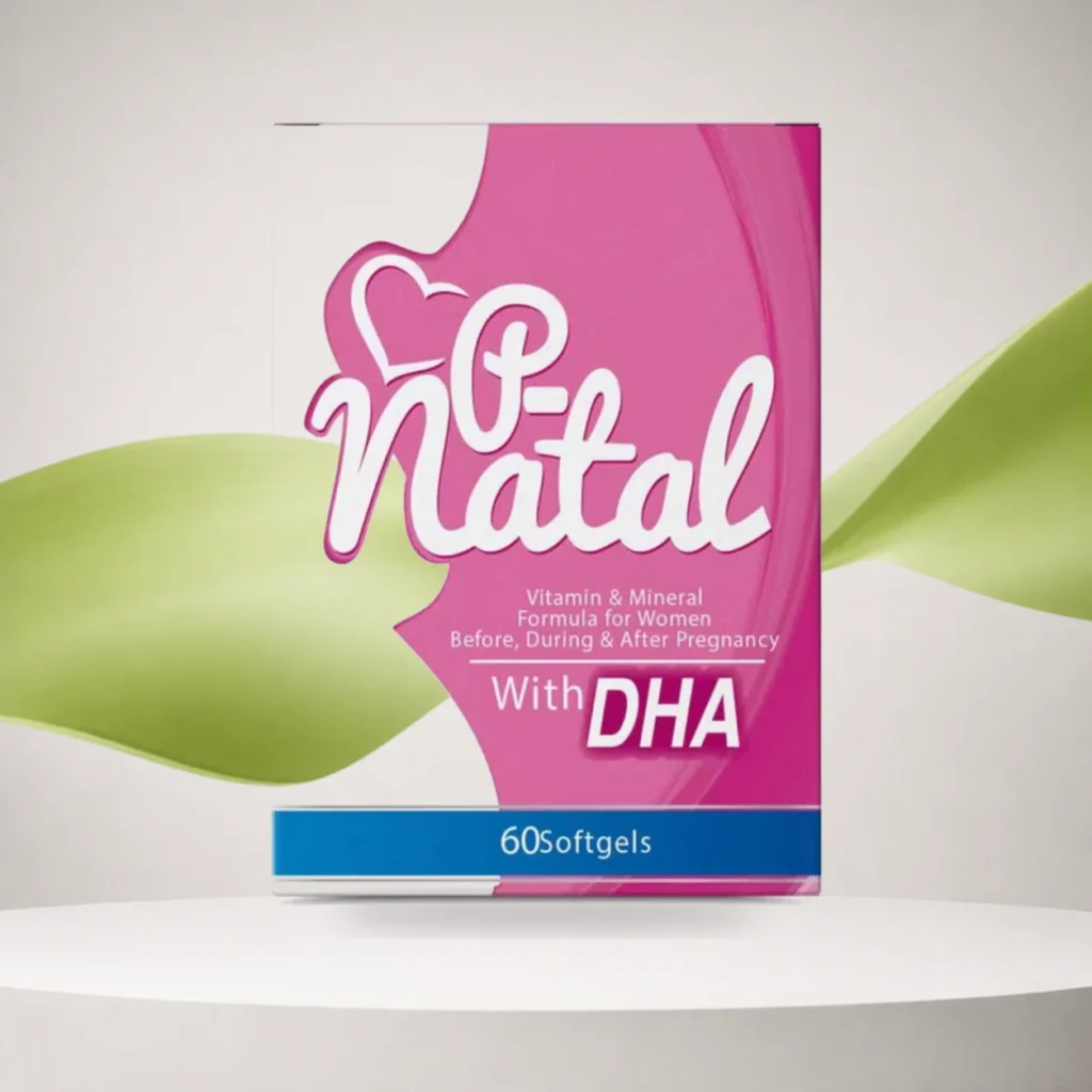 P-Natal con DHA Vitaminas para el Embarazo 60 Softgels