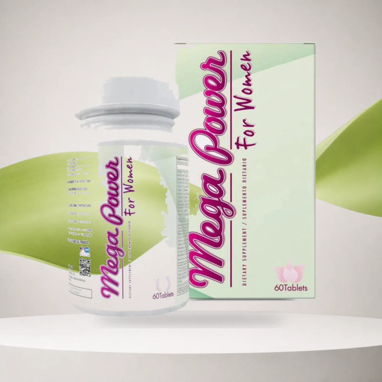 Mega Power For Women Multivitaminas 60 Tabletas Healthy America