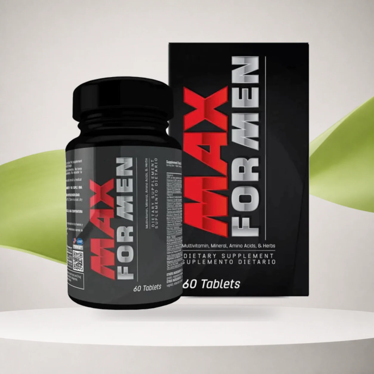 Max For Men Multivitaminico 60 Tabletas Healthy America