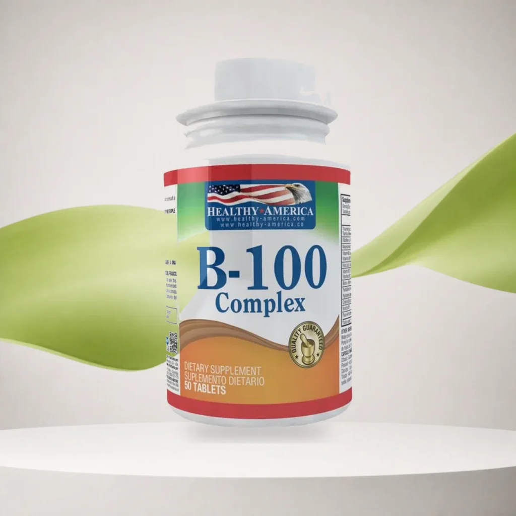 B-100 Complex 50 Tabletas Healthy America