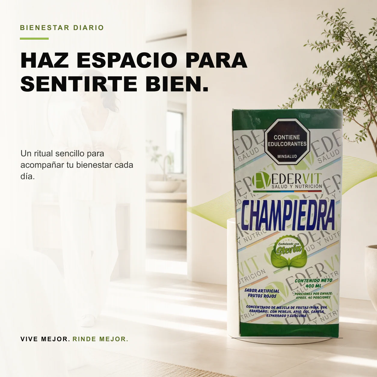 Champiedra Jarabe 400ml - Edervit - Image 3