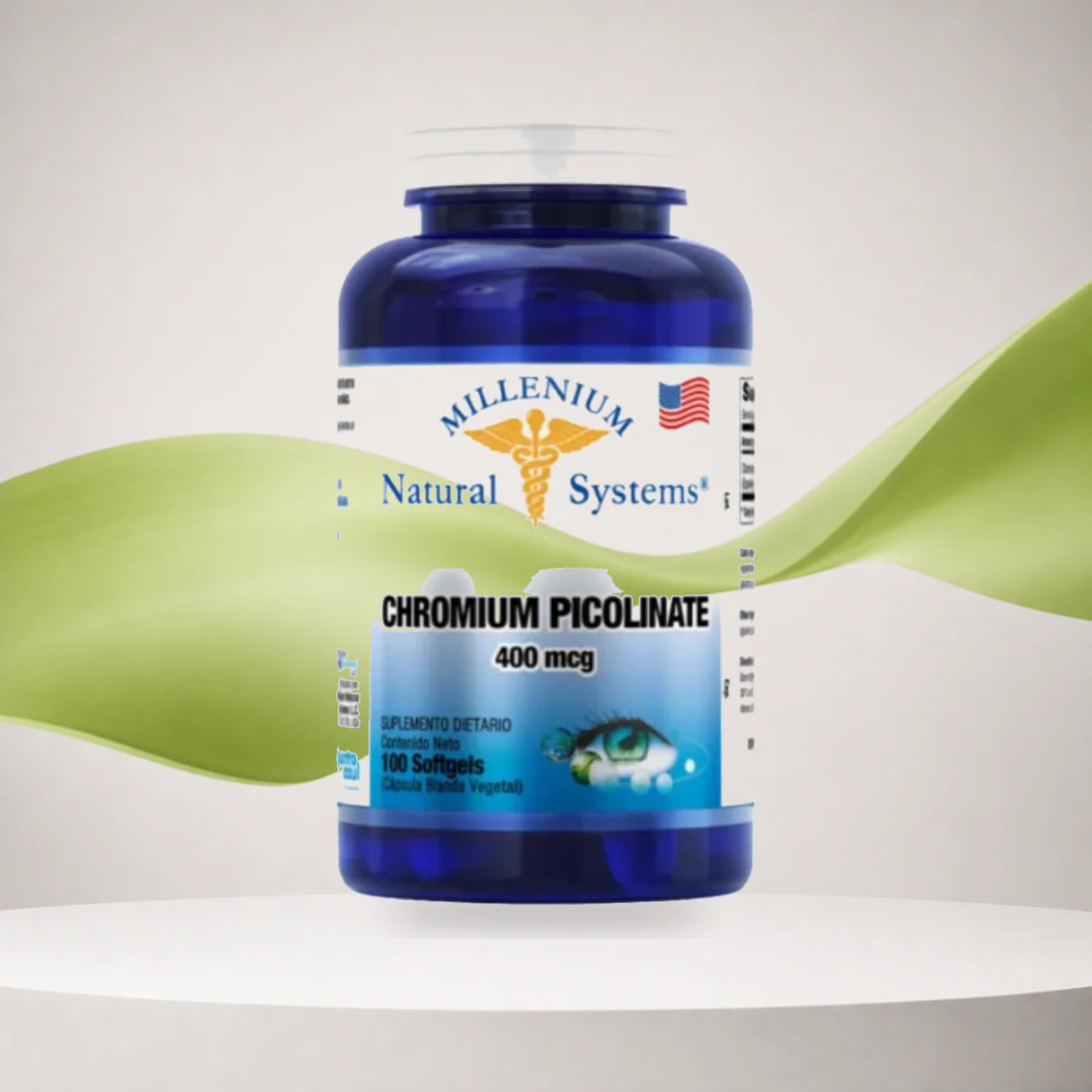 Chromium Picolinate 400mcg 100 Caps Natural Systems