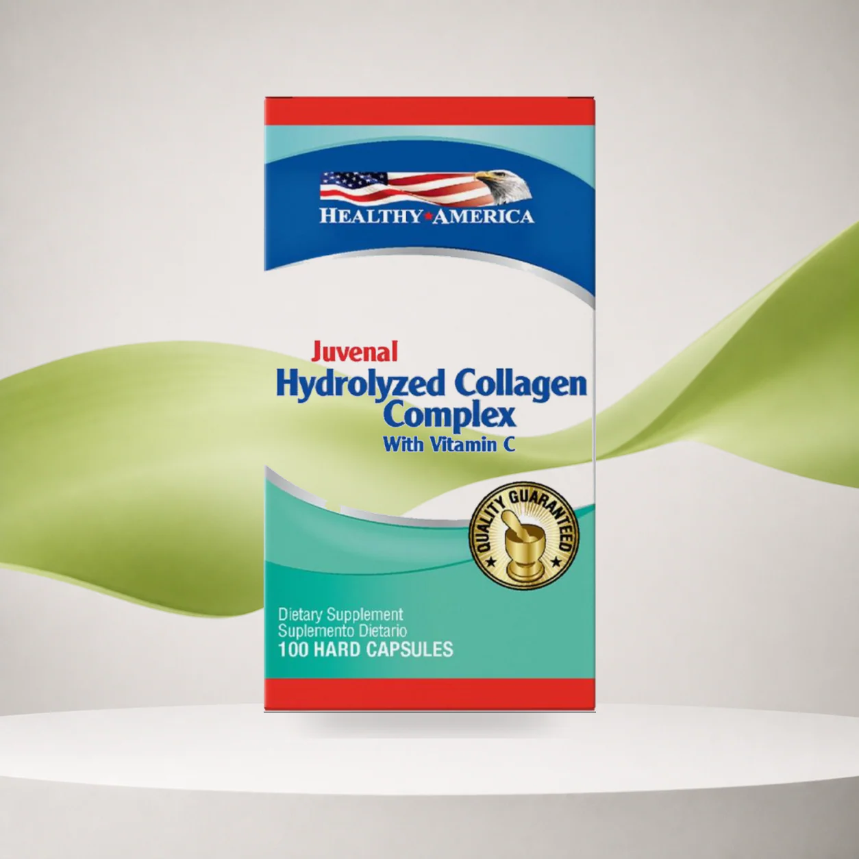 Colageno Hidrolizado 1500mg con Vitamina C 100 Capsulas