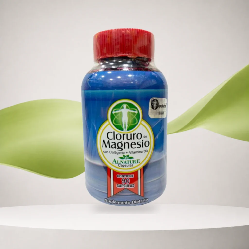 Cloruro de Magnesio con Colageno y Vitamina D3 x90 Cáps