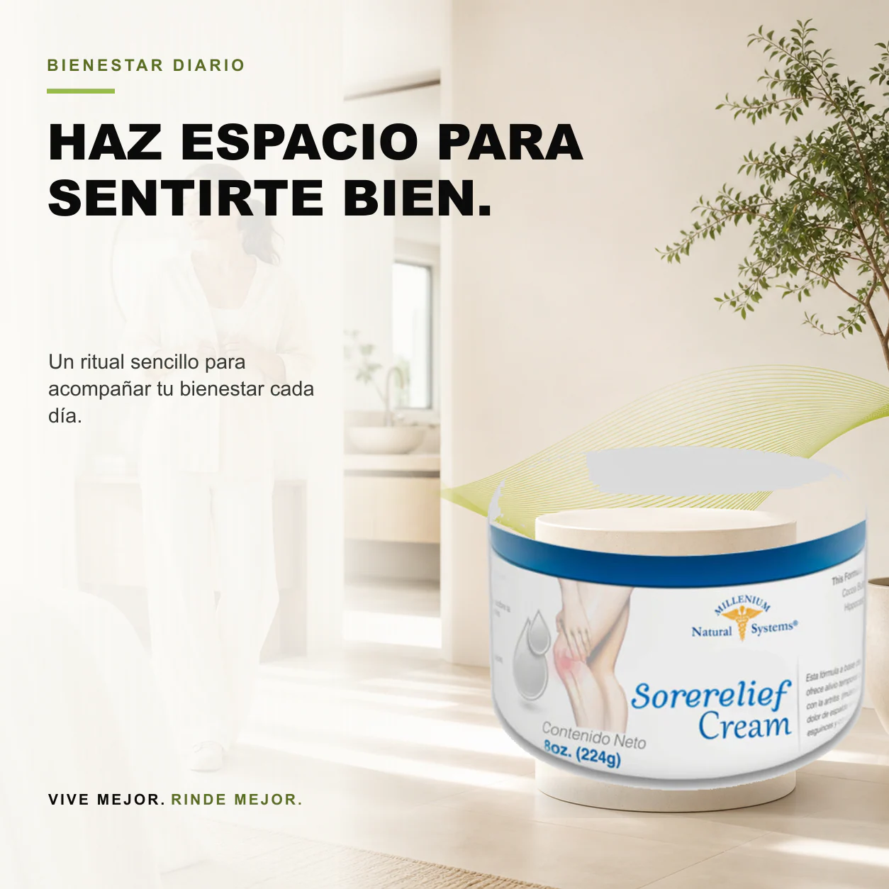 Sorerelief Crema para Dolores Articulares 8 oz Natural systems - Image 3