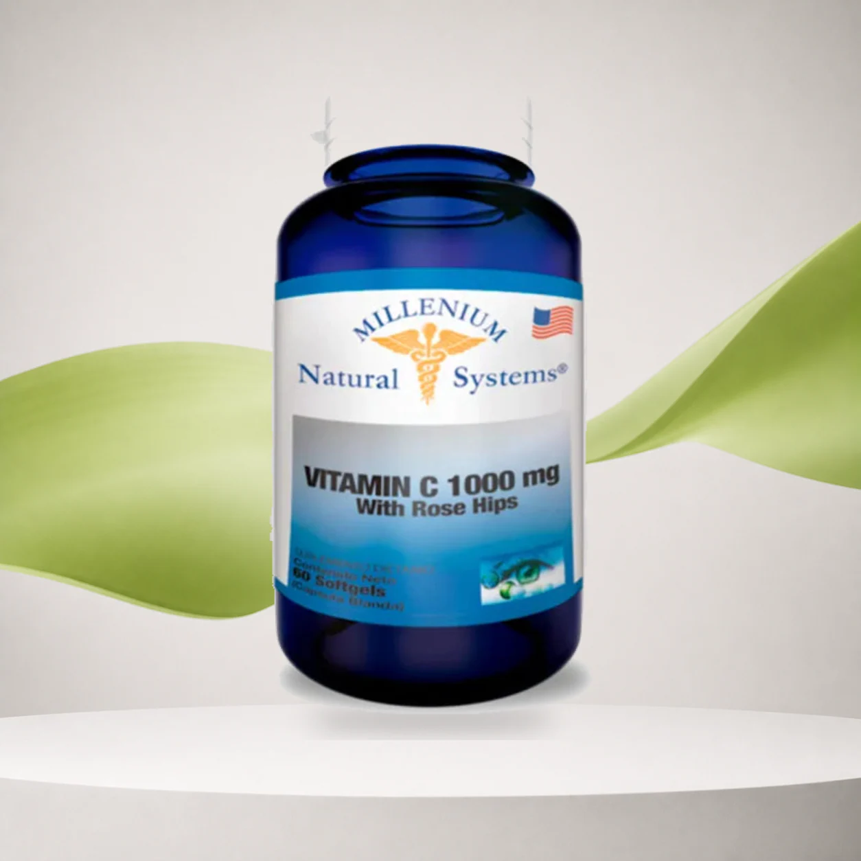 Vitamina C 1000mg 60 Cápsulas Natural Systems