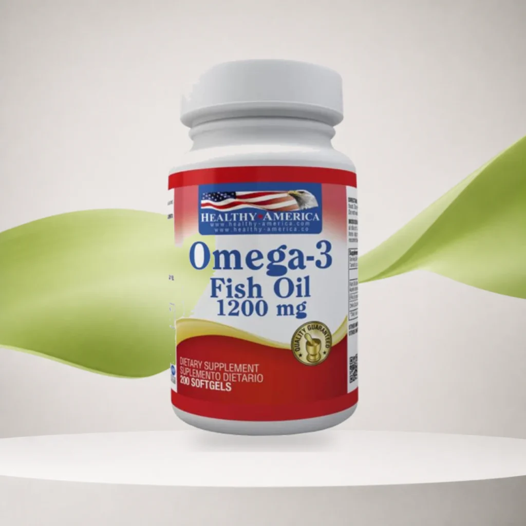 Omega 3 Fish Oil 200 Cápsulas Healthy America