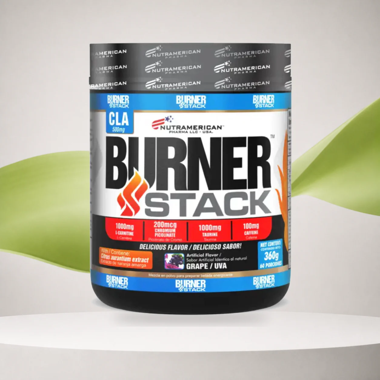 Burner Stack 360gr Nutramerican pharma