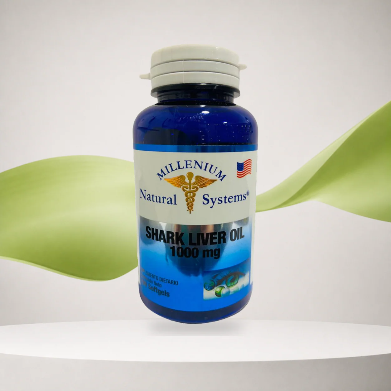 Shark Liver Oil 1000 mg x 100 Softgels - Natural Systems
