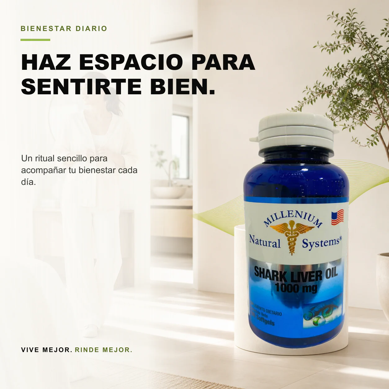 Shark Liver Oil 1000 mg x 100 Softgels - Natural Systems - Image 3