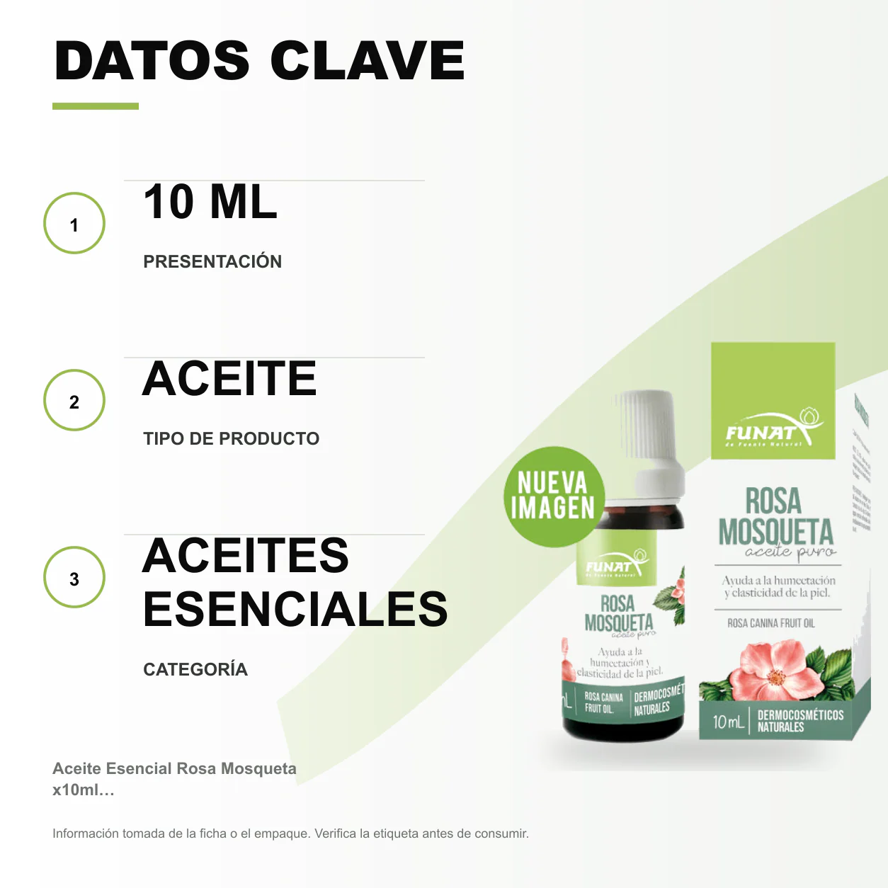 Aceite Esencial Rosa Mosqueta x10ml Funat - Image 2