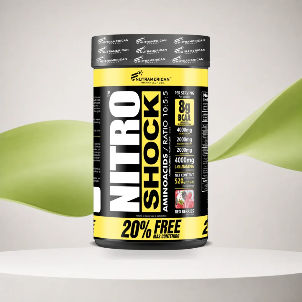 Nitro Shock Bcaa 1.15 lb - Nutramerican Pharma