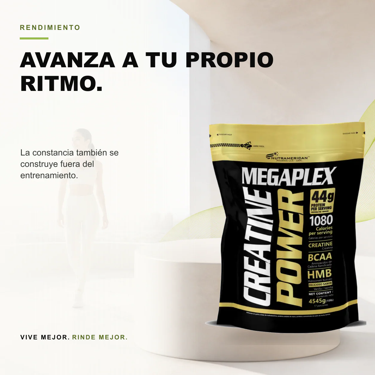 Megaplex Creatine Power 10 Libras - Nutramerican Pharma - Image 3
