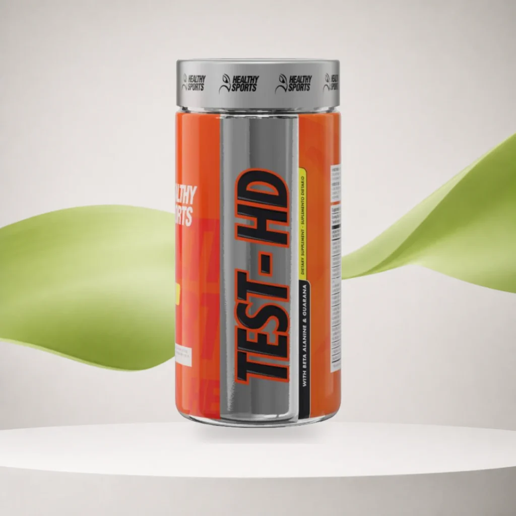 Test-HD con Beta alanina & Guarana 60 Cápsulas Healthy Sports