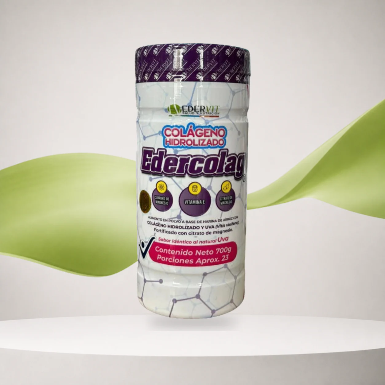 Colageno Hidrolizado Edercolag 700gr con Cloruro de Magnesio