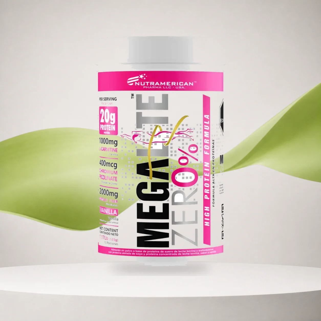 Mega Lite Zero 1.17 Lb - Nutramerican Pharma