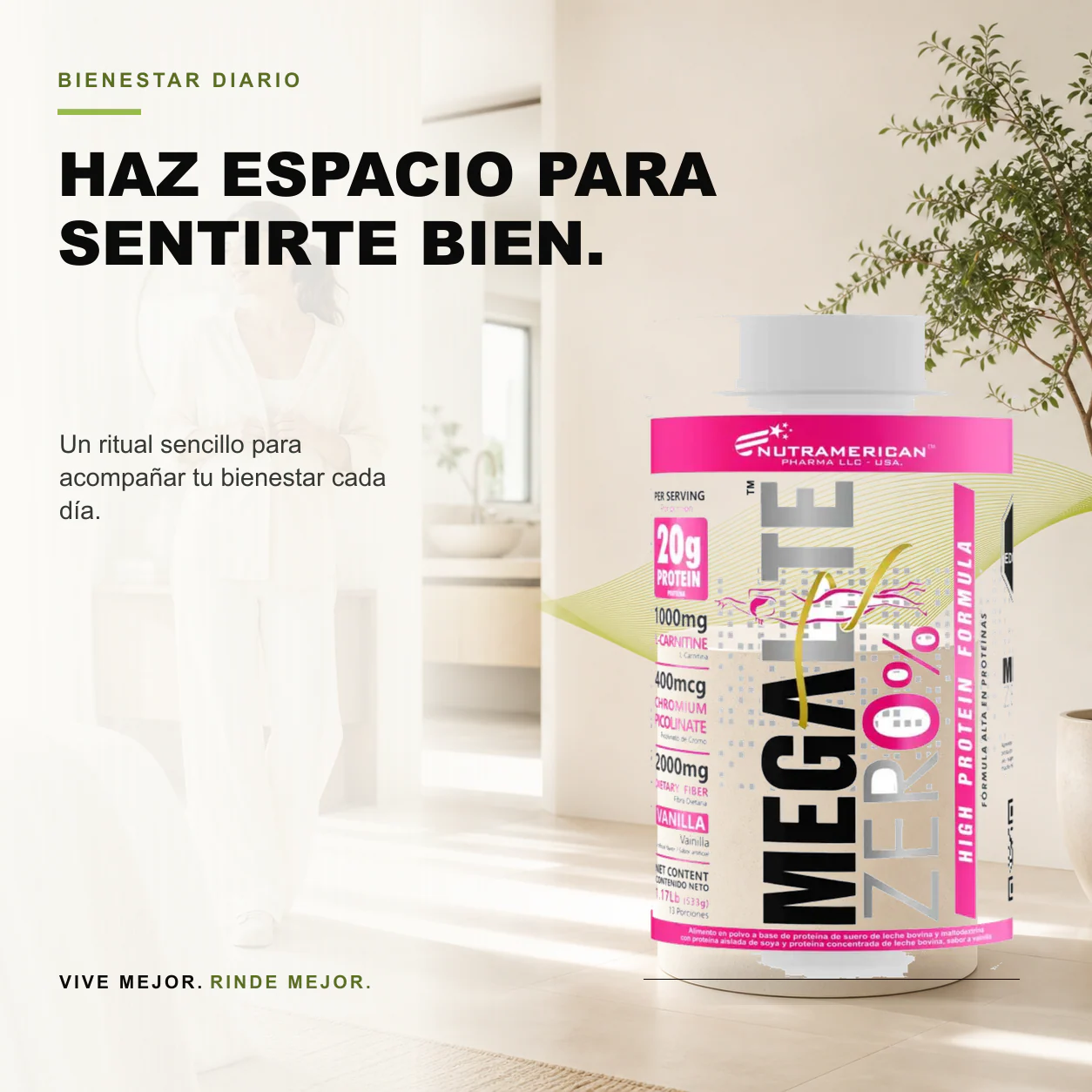 Mega Lite Zero 1.17 Lb - Nutramerican Pharma - Image 3