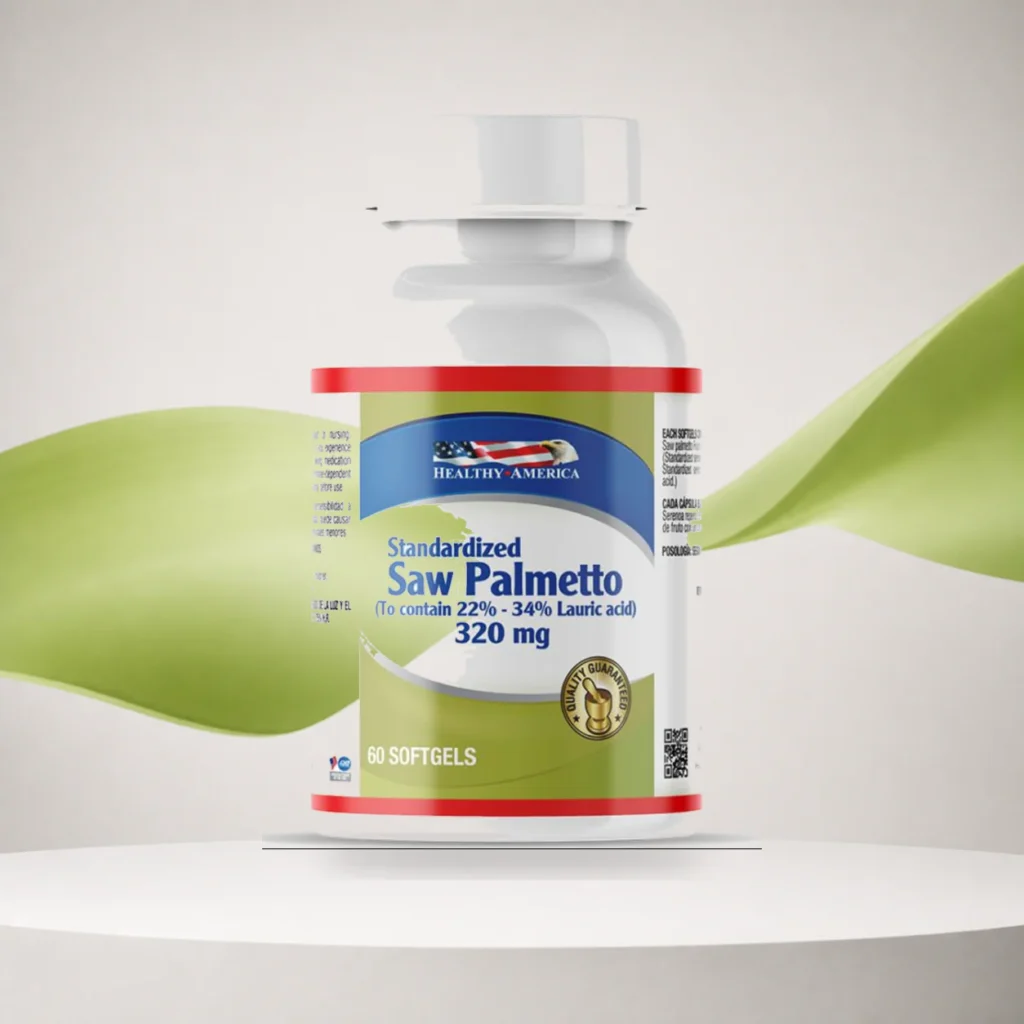 Saw Palmetto 320 mg 60 SOFTGELS HEALTHY AMERICA