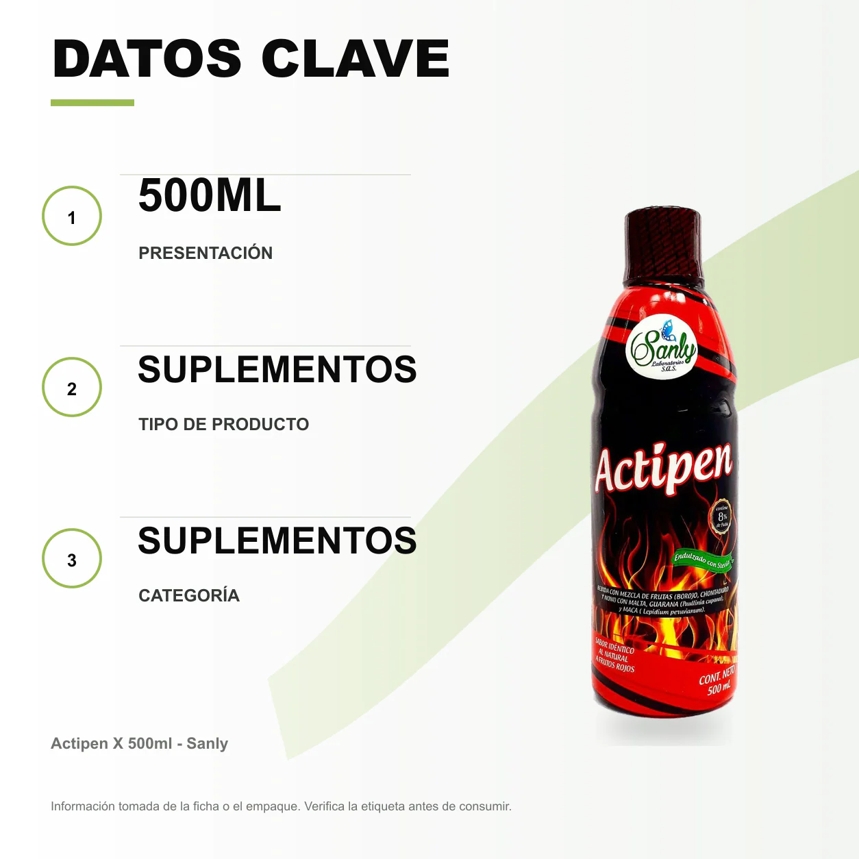 Actipen X 500ml - Sanly - Image 2