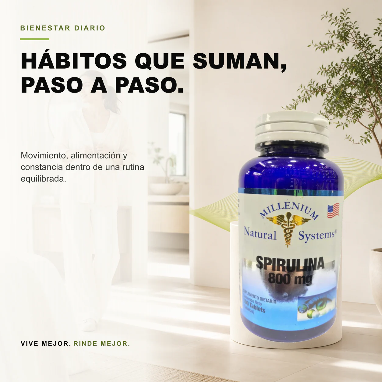 Spirulina 800mg Espirulina X100 Tab Systems - Image 3