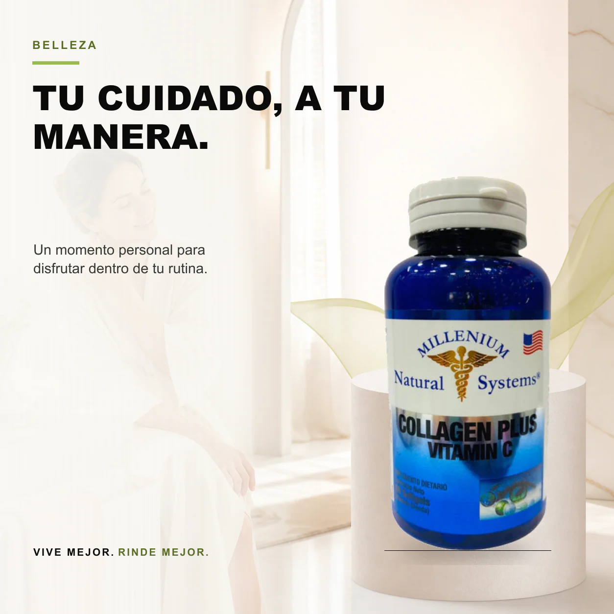 Colageno Plus Vitamina C X60 Softgels Natural Systems - Image 3