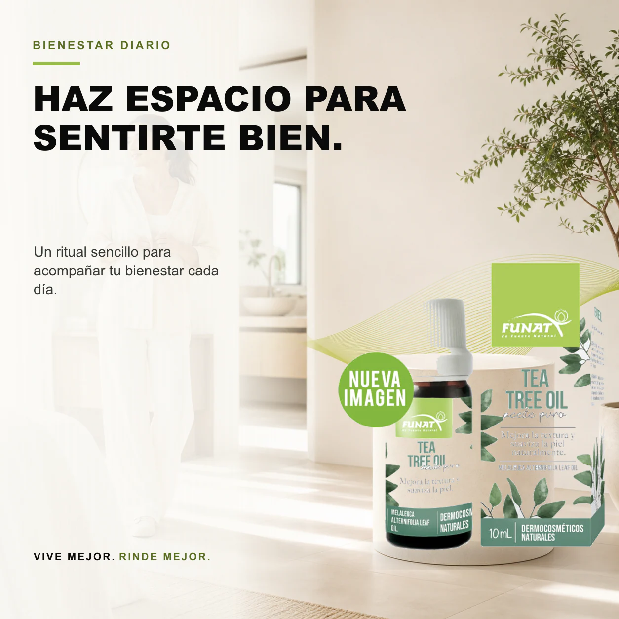 Aceite de Arbol del Té Verde (Tea Tree Oil) x10ml - Funat - Image 3