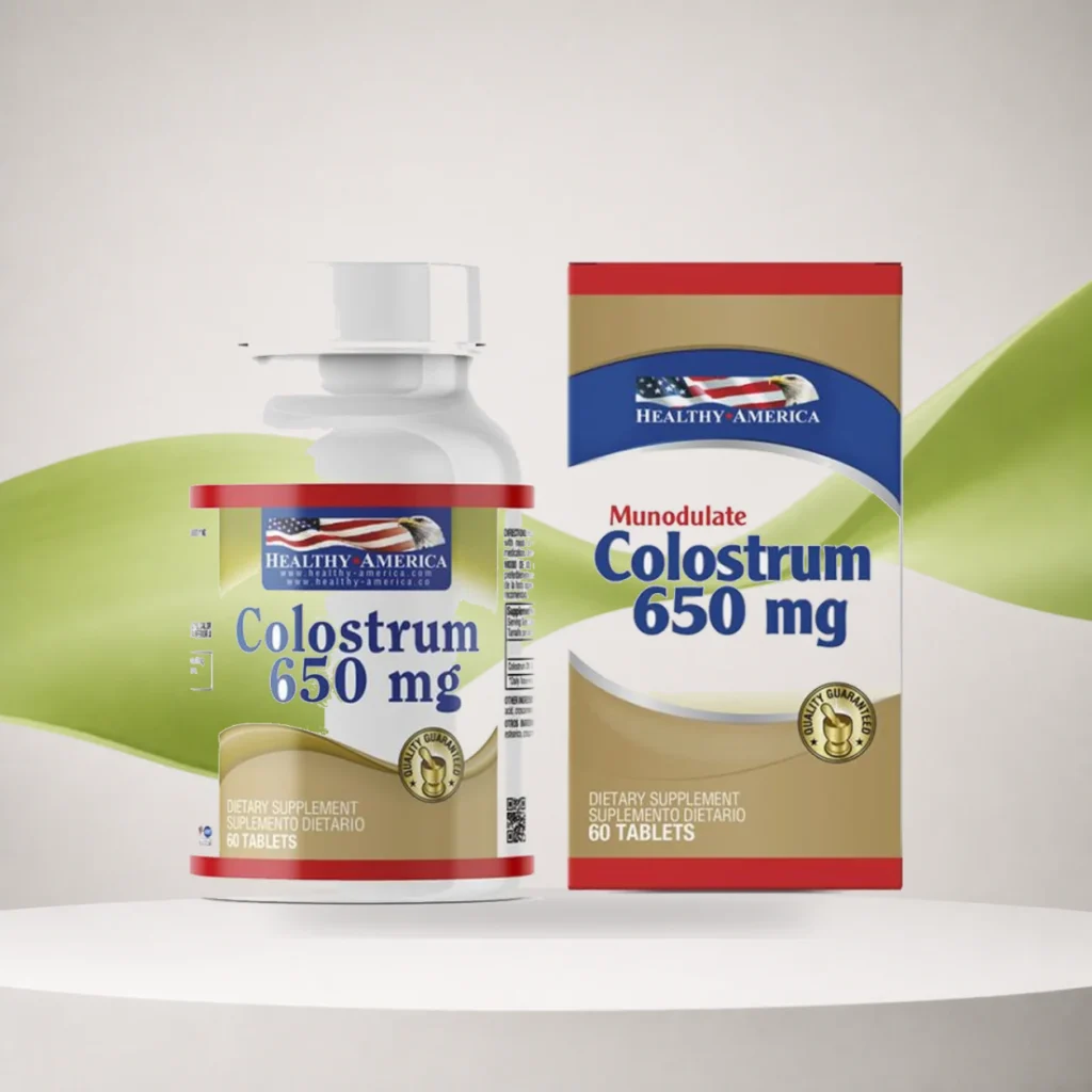 Colostrum 650mg 60 Tabletas - Healthy America