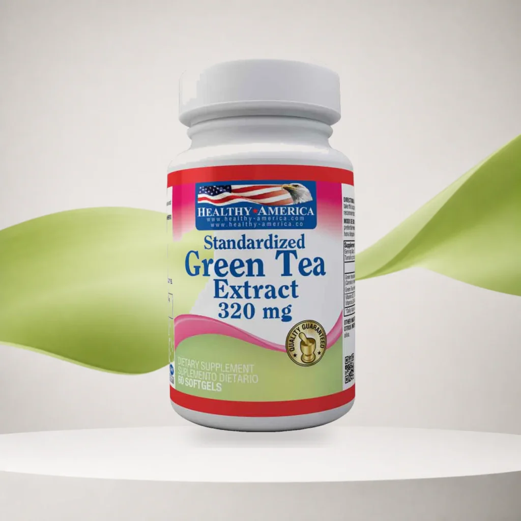 Green Tea 60 Softgels Te Verde - Healthy America