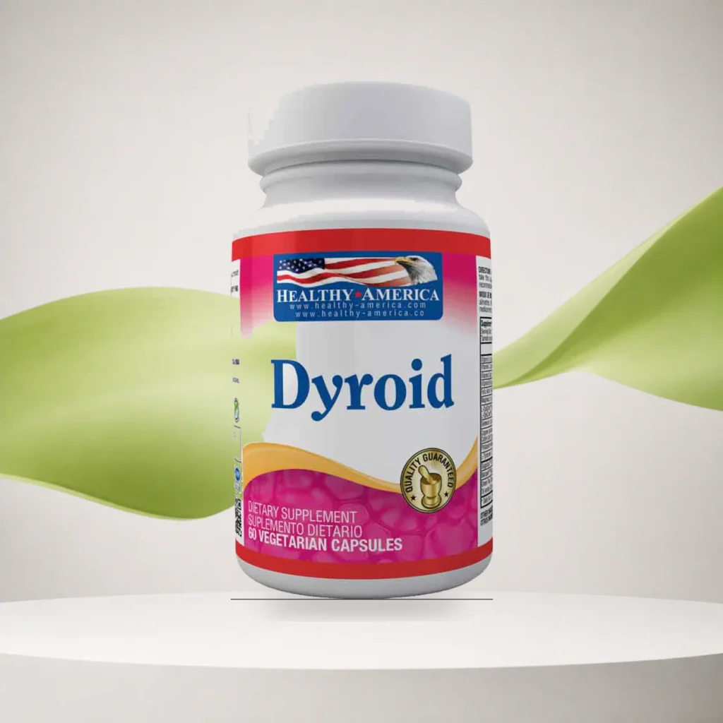 Dyroid 60 Cápsulas Vegetales - Healthy America