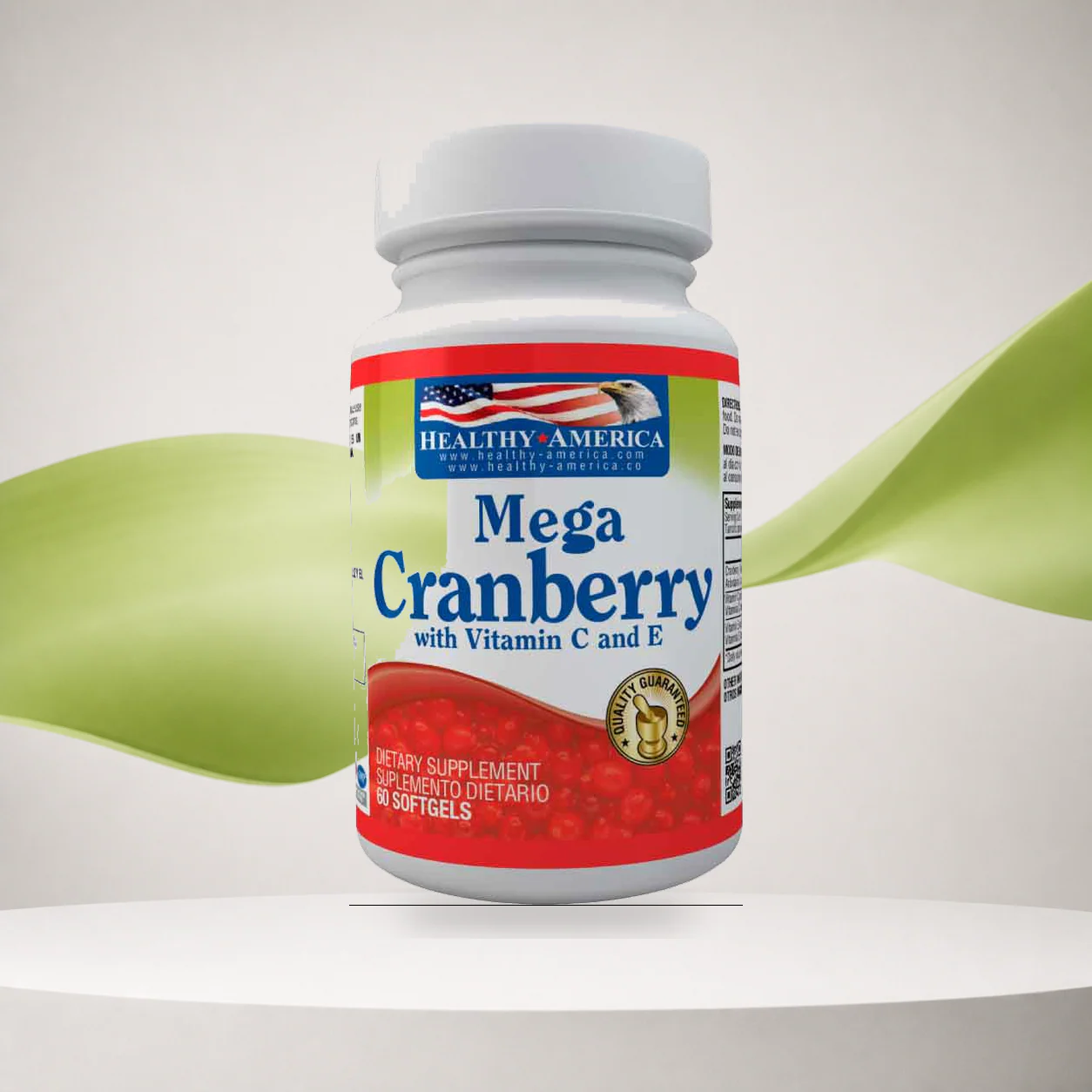 Mega Cranberry 60 Softgels - Healthy America