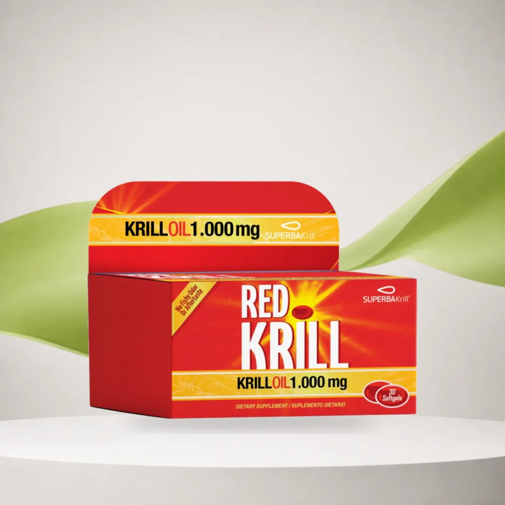 Red Krill 1.000 mg 30 Softgels Healthy America