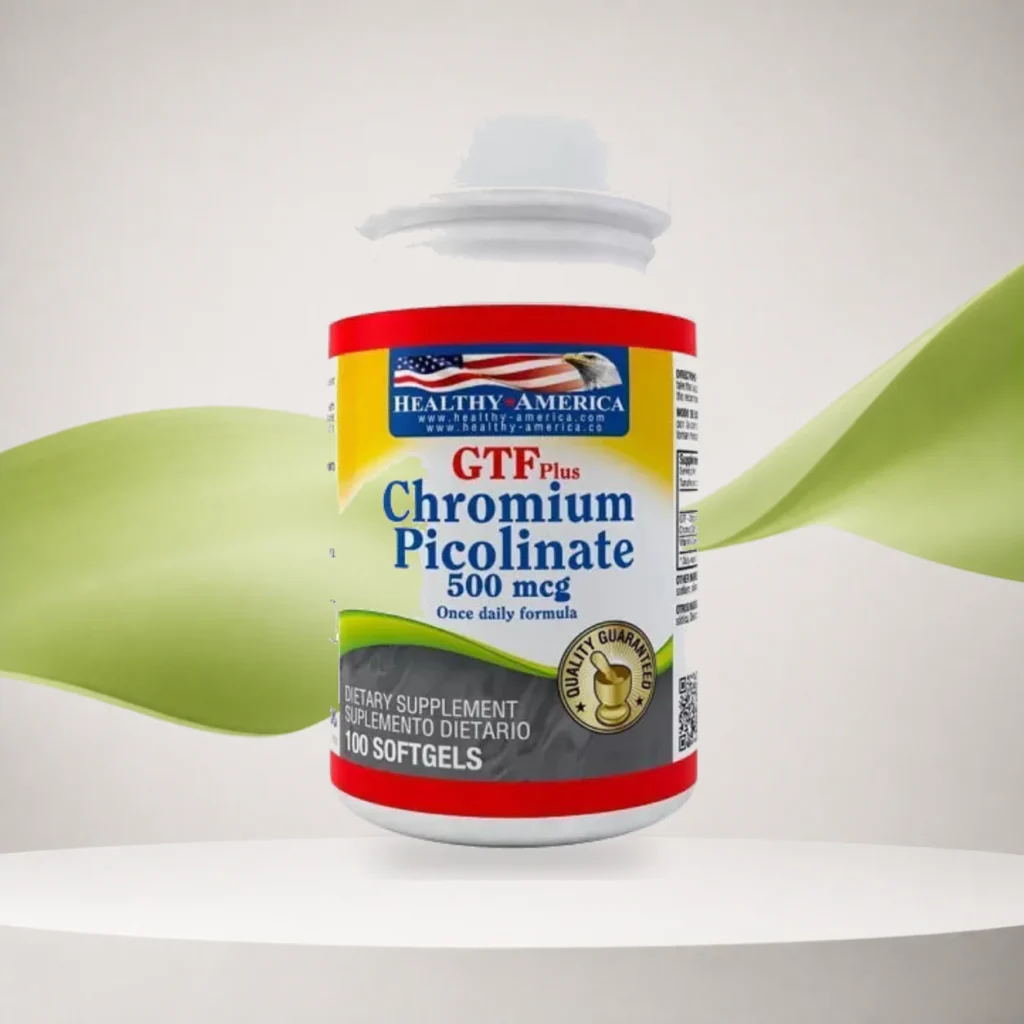GTF Chromium Picolinate 500mcg - Healthy America