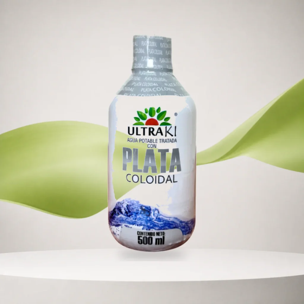 Plata Coloidal 500ml 10ppm 99.99% De Pureza Ultraki