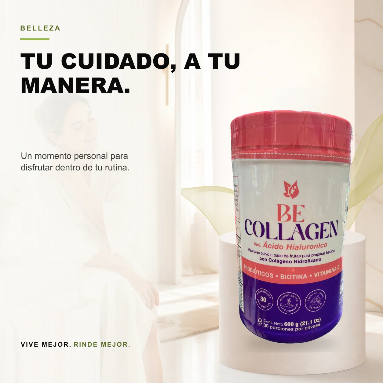 Colágeno + Biotina y Vitamina E 500gr Nutrimed - Image 3