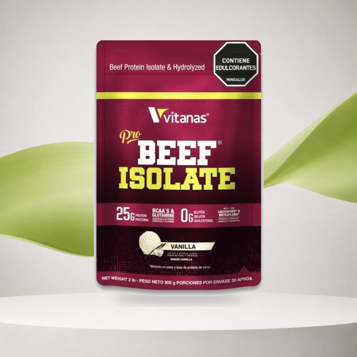 Pro Beef Isolate Proteina de Carne 2 lbs VITANAS